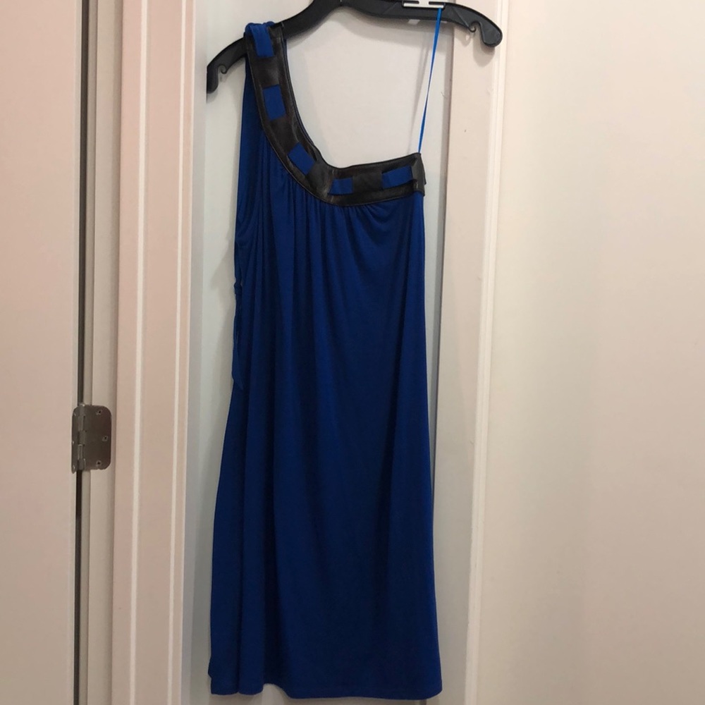 Akiko Leather Aacent dress S